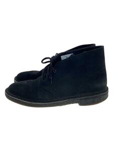 Clarks◆ブーツ/25cm/BLK/レザー