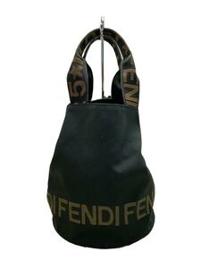 FENDI◆トートバッグ/ナイロン/BLK