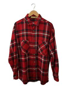 ST.JOHNS BAY/BIG MAC FLANNEL/ヘビーネルシャツ/XL/コットン/RED/チェック