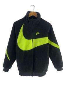 NIKE◆フリースジャケット/XS/ポリエステル/BLK/BQ6546-017/BIG SWOOSH BOA JACKET