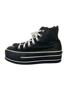 CONVERSE◆PLTF HI/プラットフォーム ハイ/ハイカットスニーカー/24cm/ブラック/厚底/1R846