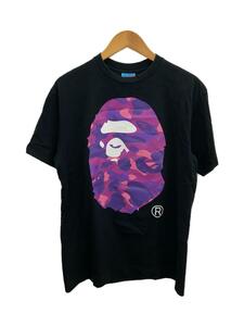 A BATHING APE◆Tシャツ/L/コットン/BLK