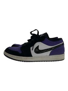 NIKE◆ローカットスニーカー/AIR JORDAN 1 LOW/COURT PURPLE/28cm/PUP/553558-125