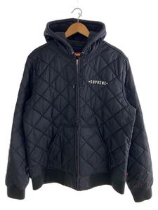 Supreme◆15AW/Independent Quilted Nylon Jacket/汚れ有/XL/ナイロン/BLK