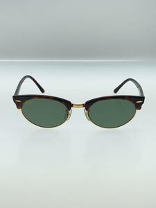 Ray-Ban◆RB3946/クラブマスター/ベッコウ柄/サングラス/オーバル/プラスチック/BRW/GRN/メンズ