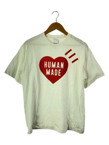 HUMAN MADE◆daily s/s t-shirt/Tシャツ/M/コットン/WHT/プリント//