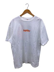 A Elegantes SAPEur◆Tシャツ/XL/コットン/WHT/無地