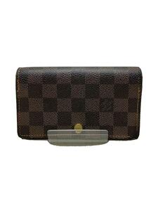 LOUIS VUITTON◆ポルト・モネ・ビエ・トレゾール_モノグラム・キャンバス_BRW/PVC/BRW/レディース