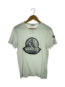 MONCLER◆Tシャツ/S/コットン/WHT/無地/c-scom-20-2309