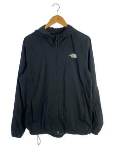 THE NORTH FACE◆ANYTIME WIND HOODIE_エニータイムウインドフーディ/XL/ナイロン/BLK/無地