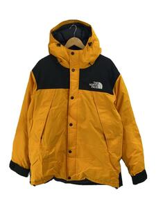 THE NORTH FACE◆Mountain Down Jacket/ダウンジャケット/XL/ナイロン/YLW/無地/ND91930