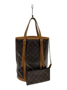 LOUIS VUITTON◆バケットGM_モノグラム・キャンバス_BRW/PVC/BRW