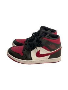 NIKE◆AIR JORDAN 1 MID/エアジョーダン 1 ミッド/ブラック/554724-066/26.5cm/BL