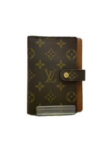 LOUIS VUITTON◆アジェンダPM_モノグラム_BRW/-/BRW/レディース