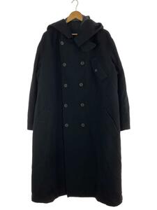 yohji yamamoto POUR HOMME◆コート/1/ウール/BLK/HR-C11-823