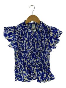 BAUM UND PFERDGARTEN*23SS MALLORIE no sleeve blouse /36/BLU/ total pattern /23010-SS23-FEB