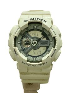 CASIO◆クォーツ腕時計・G-SHOCK/デジアナ/WHT