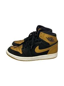 NIKE◆AIR JORDAN 1 RETRO HIGH/エアジョーダンレトロハイ/ブラック/332550-026/27cm