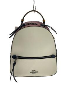 COACH* rucksack / leather /WHT/ plain /2732