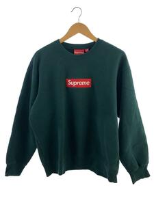 Supreme◆Crewneck BOX LOGO/クルーネックスウェット/M/コットン/WHT/無地