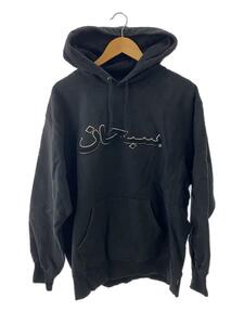 Supreme◆Arabic Logo Hooded/パーカー/L/コットン/ブラック