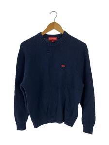 Supreme◆20aw Textured Small Box Sweater/S/コットン/NVY/無地