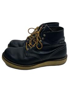 RED WING◆レースアップブーツ/26.5cm/BLK/レザー/8165