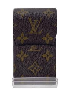 LOUIS VUITTON◆エテュイ・シガレット_モノグラム・キャンバス_BRW/-/BRW/モノグラム/メンズ