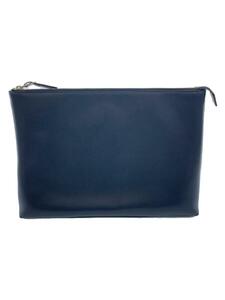 Paul Smith* clutch bag / leather /BLK/ plain 