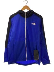 THE NORTH FACE◆ANYTIME WIND HOODIE_エニータイムウインドフーディ/M/ナイロン/BLU