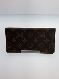 LOUIS VUITTON◆ポルト・フォイユ・ブラザ_モノグラム・キャンバス_BRW/PVC/BRW/メンズ