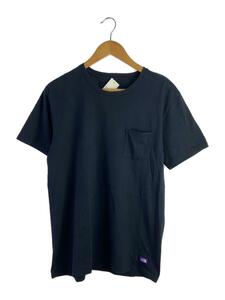 THE NORTH FACE PURPLE LABEL◆COOLMAX LOGO TEE/L/コットン/NVY/プリント/ポケT