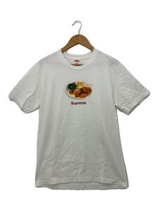 Supreme◆18SS/Chicken Dinner Tee/Tシャツ/M/コットン/WHT