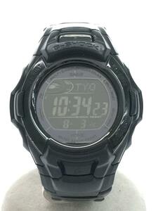 CASIO◆ソーラー腕時計・G-SHOCK/デジタル/BLK//