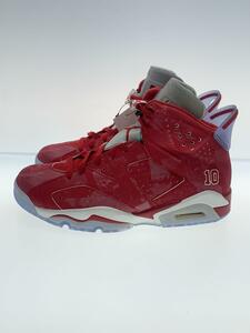 NIKE◆AIR JORDAN 6 RETRO X SLAM DUNK/エアジョーダンレトロ/レッド/717302-600///