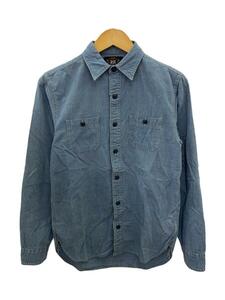 RRL◆782856990001長袖シャツ/XS/コットン/BLU/ストライプ//