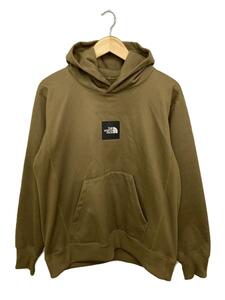 THE NORTH FACE◆HEATHER LOGO BIG HOODIE_ヘザーロゴビッグフーディー/L/コットン/KHK//