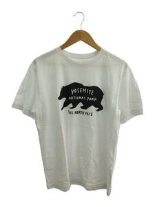 THE NORTH FACE◆Tシャツ_NT31833A/XL/コットン/WHT/プリント//