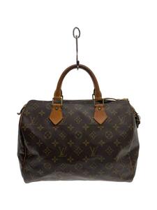 LOUIS VUITTON◆1)スピーディ30_モノグラム・キャンバス_BRW/PVC/BRW/総柄