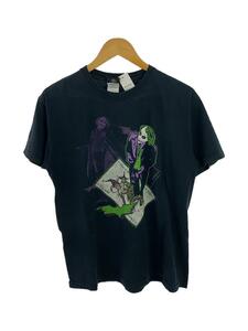 GILDAN◆00s/THE DARK KNIGHT/joker/BATMAN/Tシャツ/M/コットン/BLK