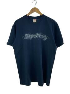 Supreme◆19FW/Smoke Tee/L/コットン/ネイビー