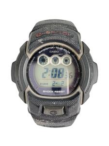 CASIO◆ソーラー腕時計・G-SHOCK/デジタル/BLK