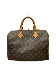 LOUIS VUITTON◆2)スピーディ30_モノグラム・キャンバス_BRW/PVC/BRW