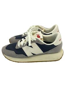 NEW BALANCE◆MS237/ネイビー/26cm/グレー