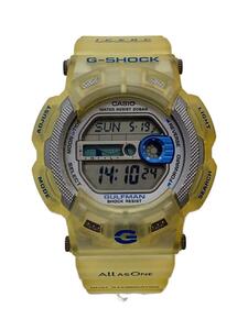 CASIO◆ソーラー腕時計・G-SHOCK/デジタル/ラバー/WHT