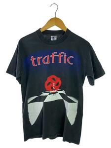 traffic/90S/OLD/tour tee/Tシャツ/L/コットン/BLK//