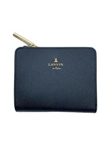 LANVIN en Bleu◆2つ折り財布/-/BLK/レディース/480453