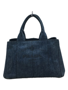 PRADA◆CANAPA TOTE DENIM/トートバッグ/デニム/IDG/1BG439