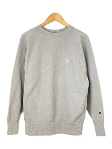 Champion◆スウェット/L/コットン/GRY/90s/リバースウィーブ/usa製