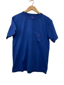 THE NORTH FACE PURPLE LABEL◆7OZ H/S POCKET TEE_7OZ ハーフスリーブポケットTシャツ/M/コットン/BLU